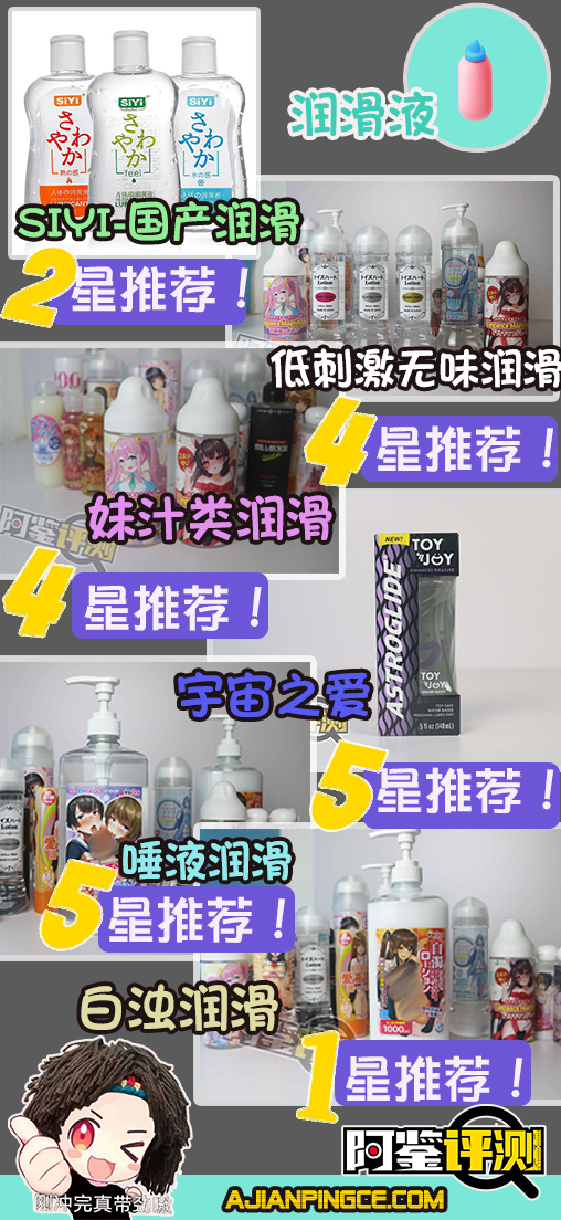 最费身体的一集!国产,日本,欧美各类润滑大评测!哪款适合你?(上篇)