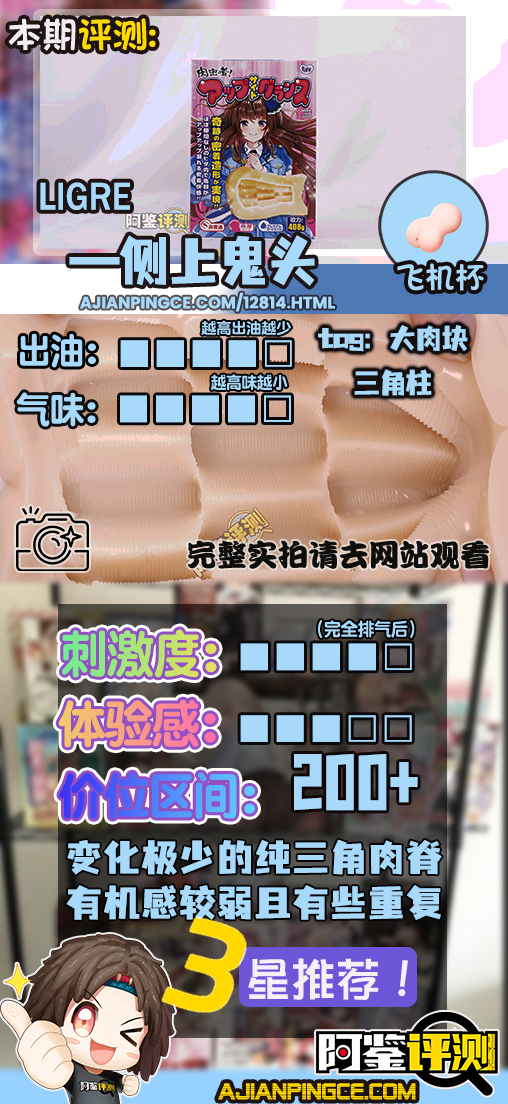 Ligre—“侧上龟头”评测！土里土气的小牌子杯子，确实做到了单种体验特化