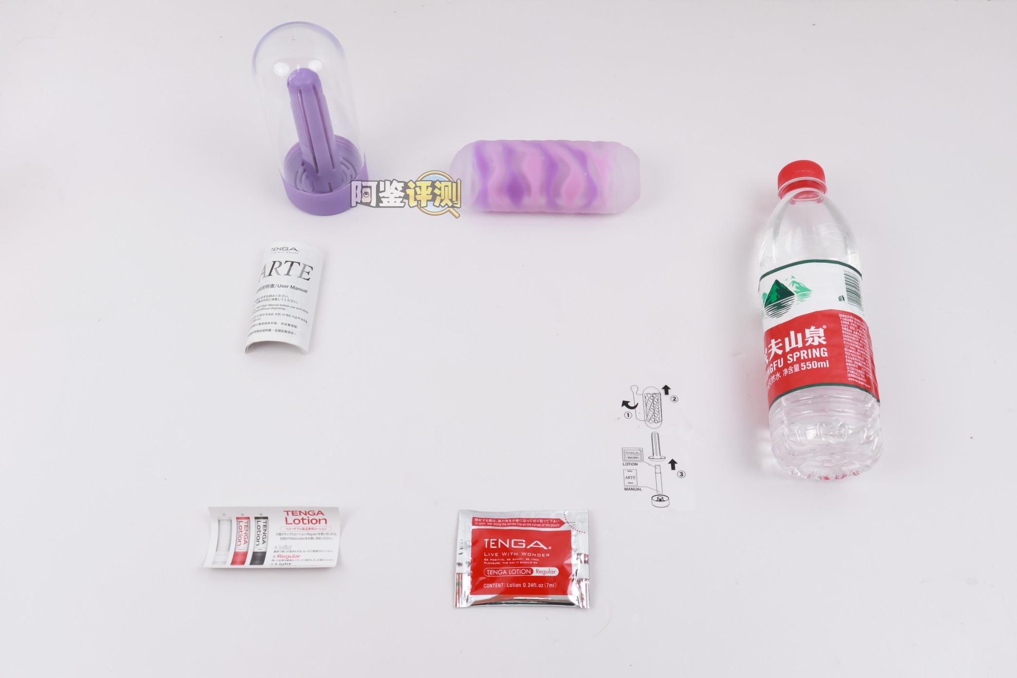 TENGA——“ARTE(凤梨派/香芋派)”评测！没想到最具复杂度的网状结构，竟然是在自慰套产品里找到？！