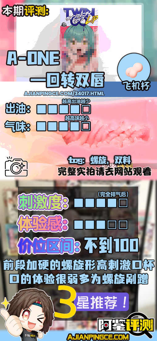 A-one——”回转双唇”评测！孩子们，这根本就不是口交杯....